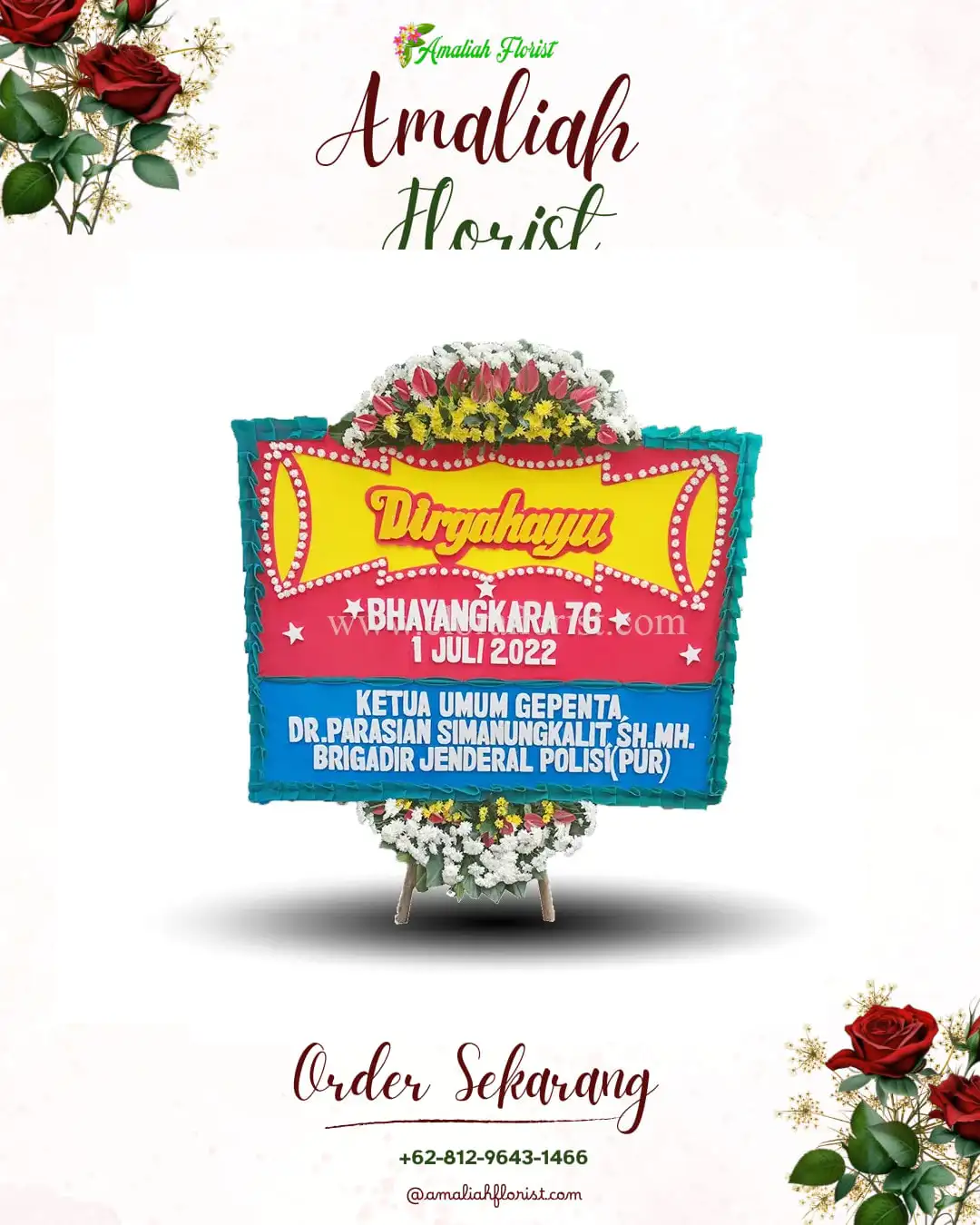 Papan Bunga HUT Ulang Tahun Bogor Timur